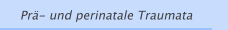 Pr&auml;- und perinatale Traumata